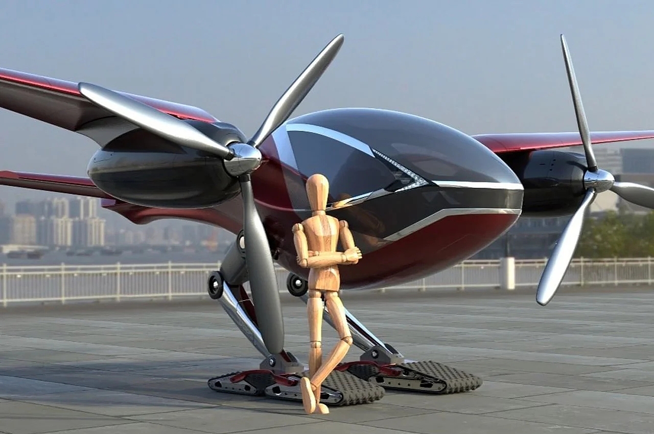 Aerocraft，science fiction，bird，originality，Concept aircraft，Electric aircraft，