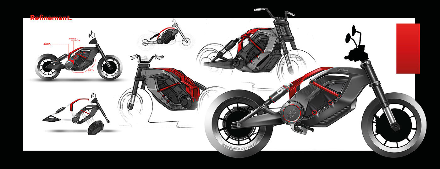 Cédric Rouvroy，e-bike，Indian Motorcycle，电动车，