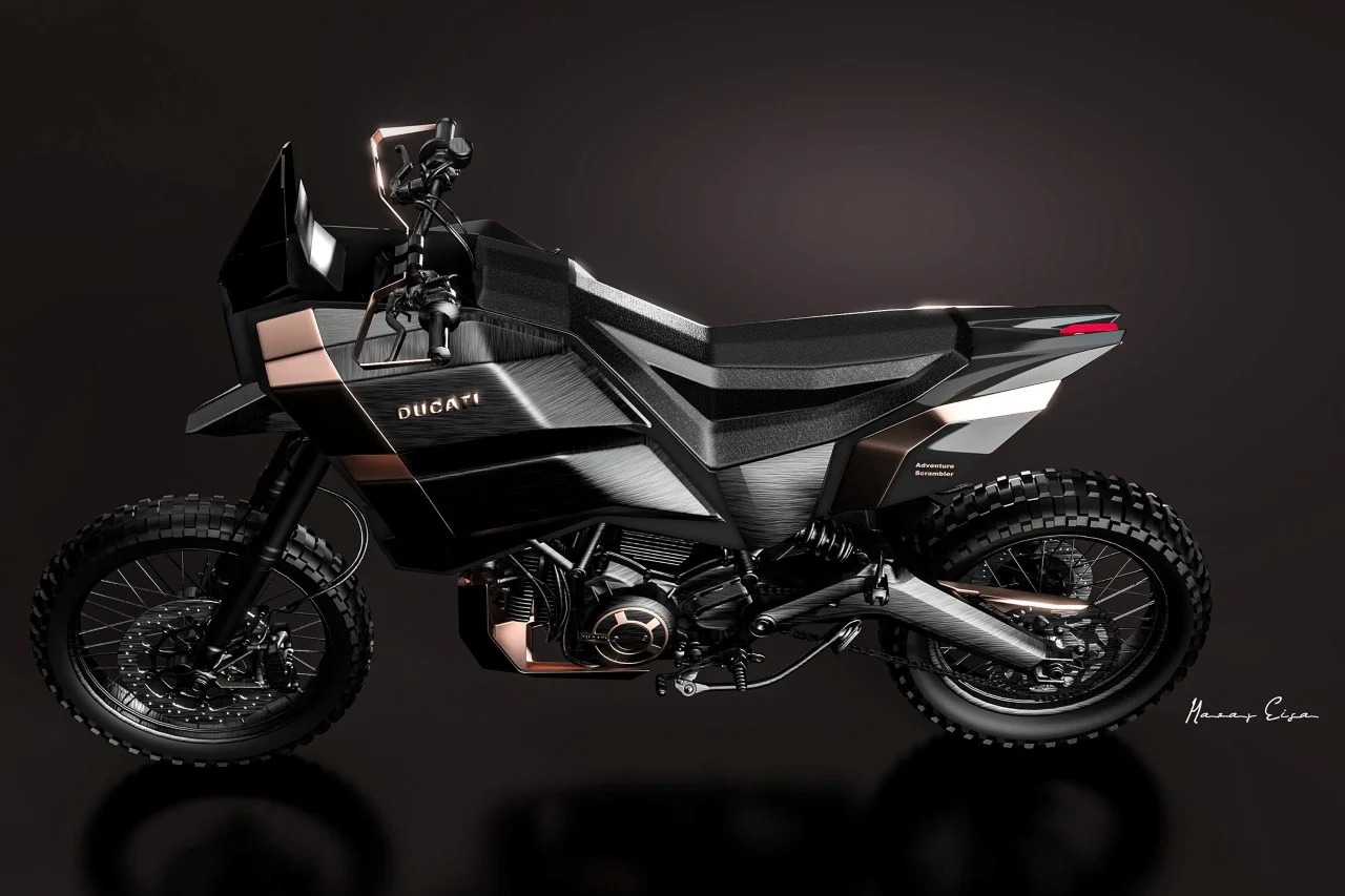 Nazar essa，Concept car design，Off-road vehicle，Futurism，Adventure Scrambler，