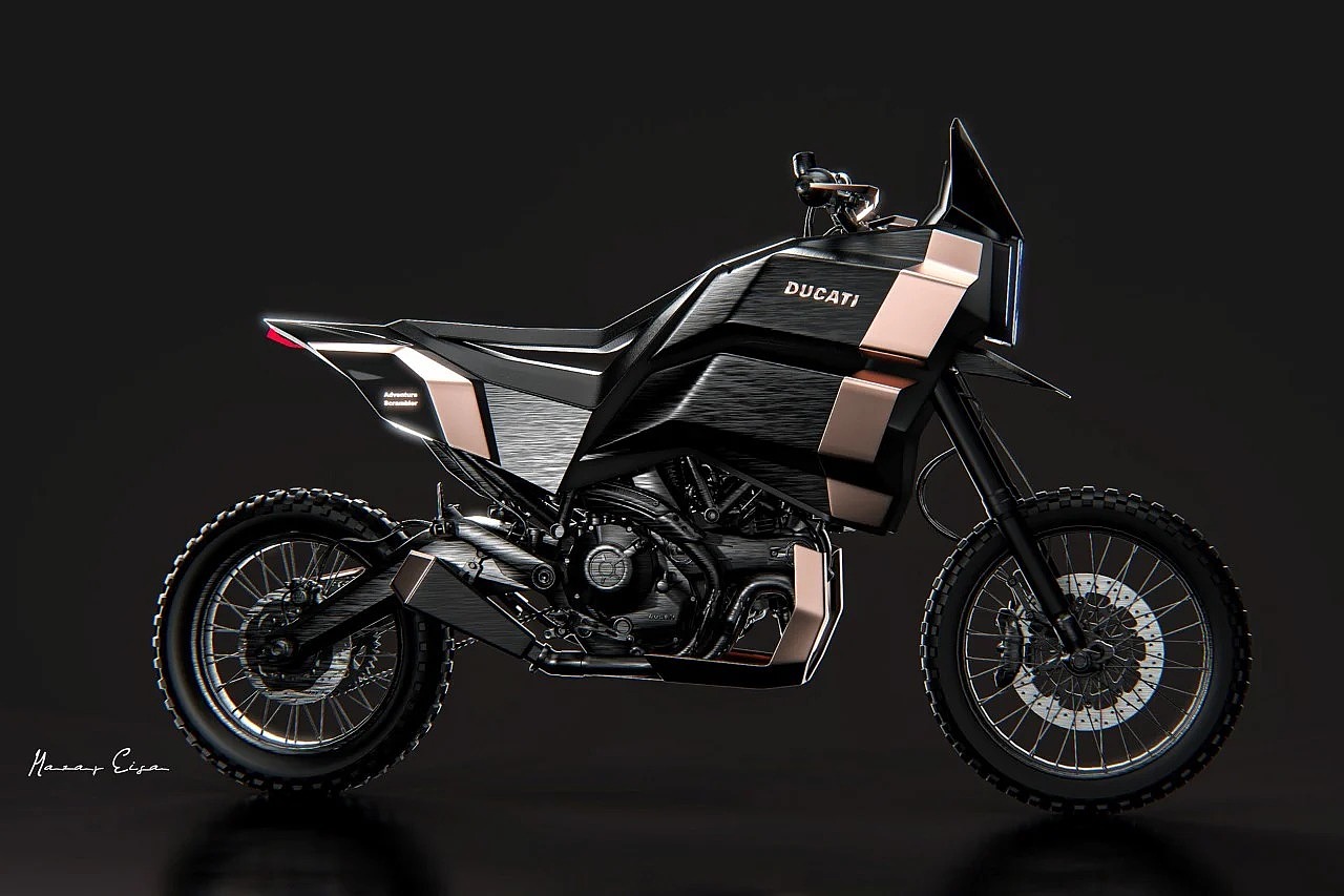 Nazar essa，Concept car design，Off-road vehicle，Futurism，Adventure Scrambler，