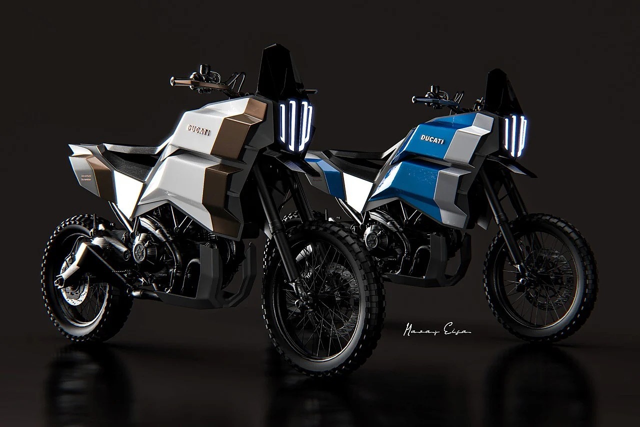 Nazar essa，Concept car design，Off-road vehicle，Futurism，Adventure Scrambler，