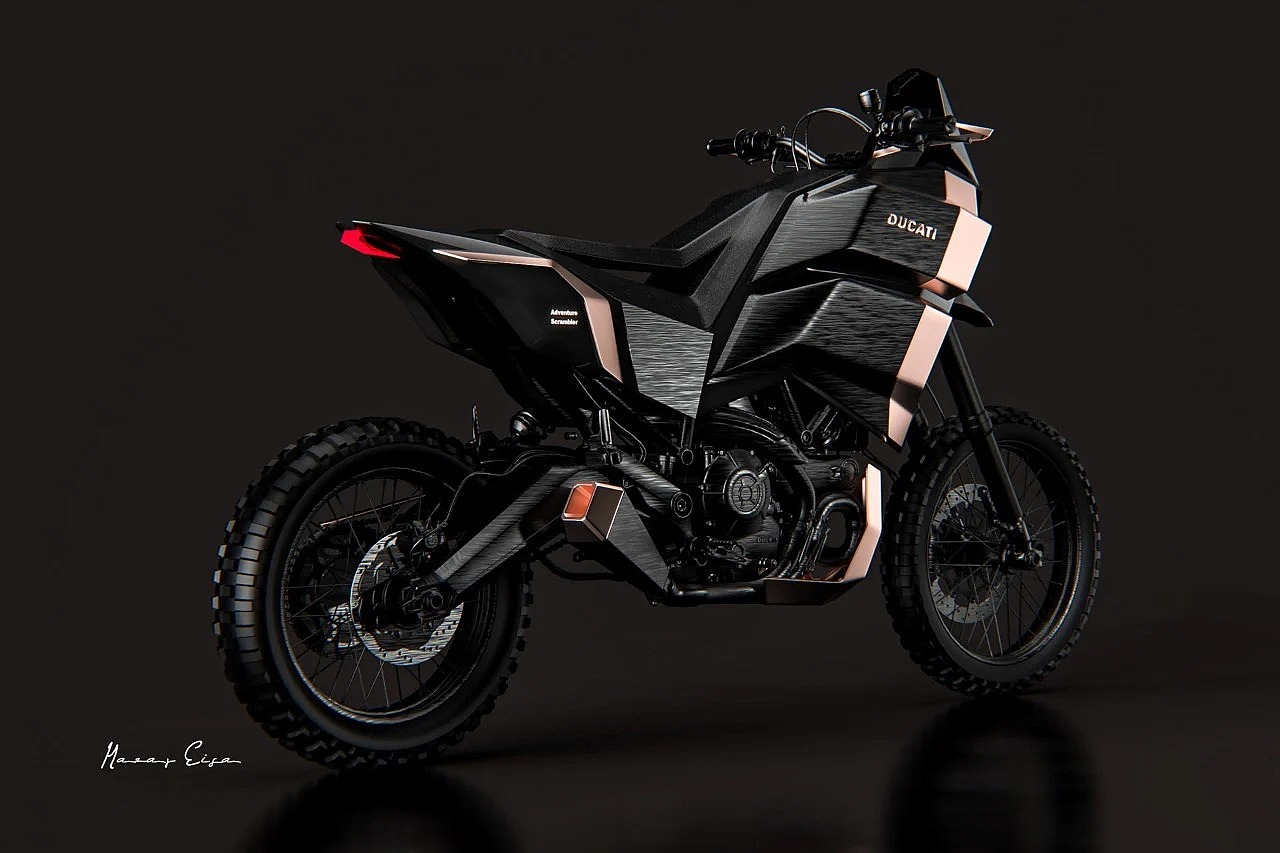 Nazar essa，Concept car design，Off-road vehicle，Futurism，Adventure Scrambler，