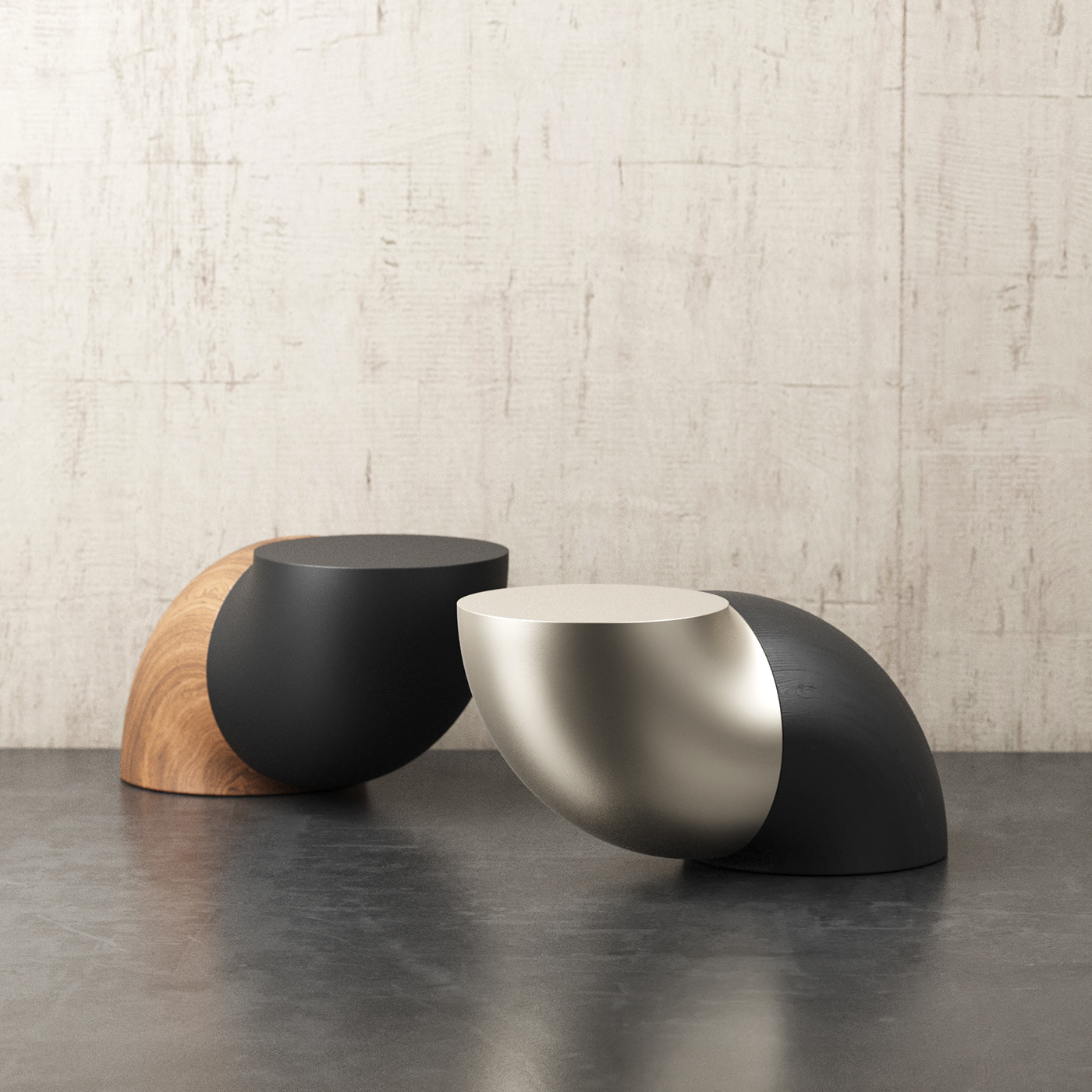 Sea Foam，PET，Coffee table，solid wood，