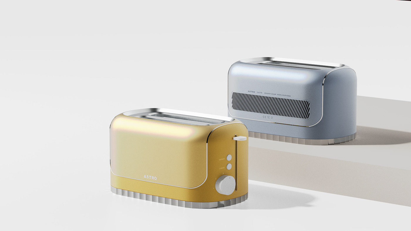 astro，Jin Choi，Vintage concept toaster，