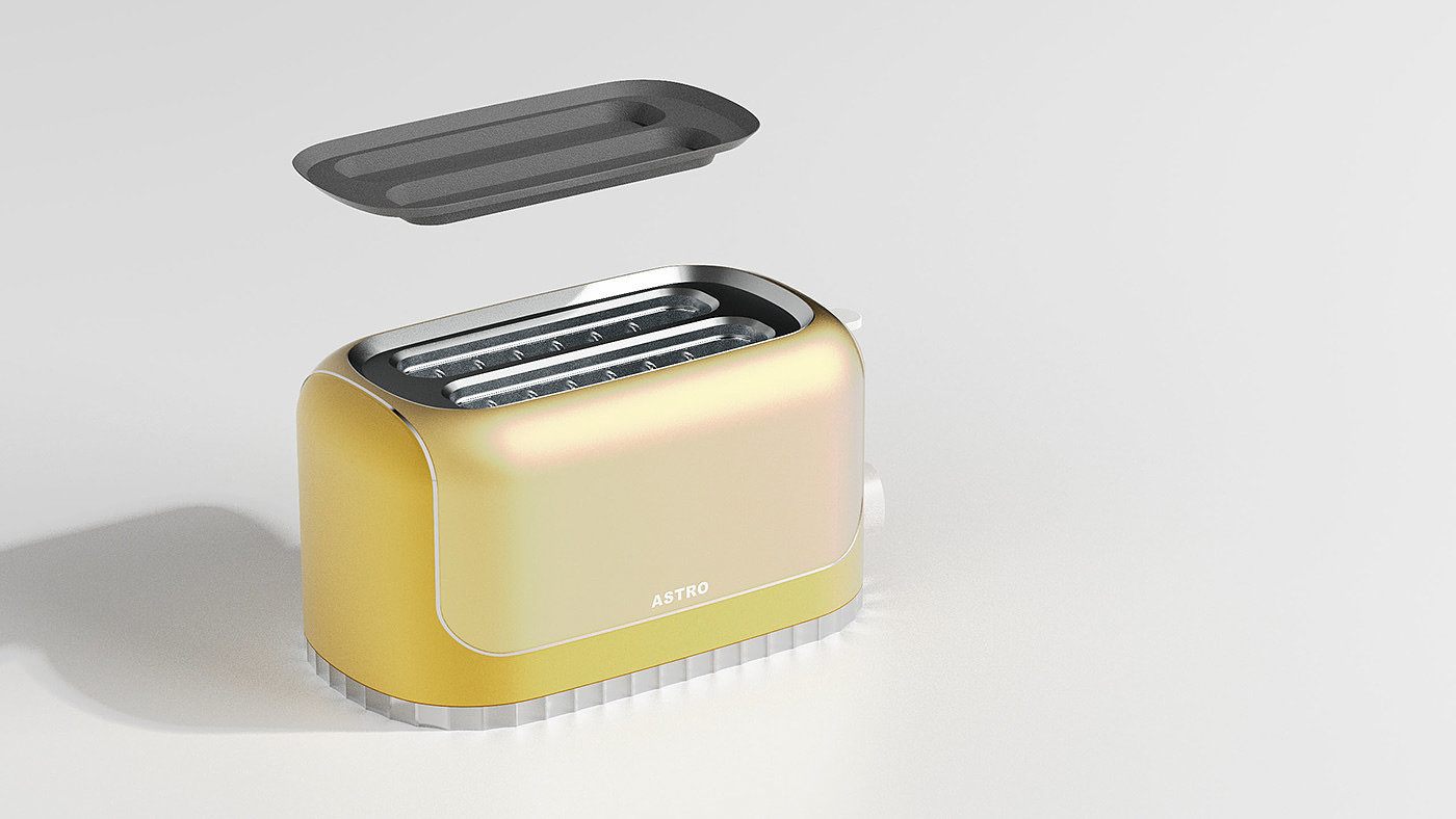 astro，Jin Choi，Vintage concept toaster，