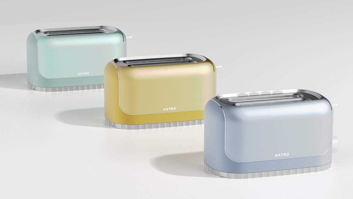 astro，Jin Choi，Vintage concept toaster，
