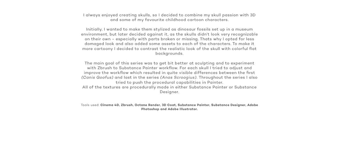 Filip Hodas，Cartoon Fossils，Cartoon fossil series，