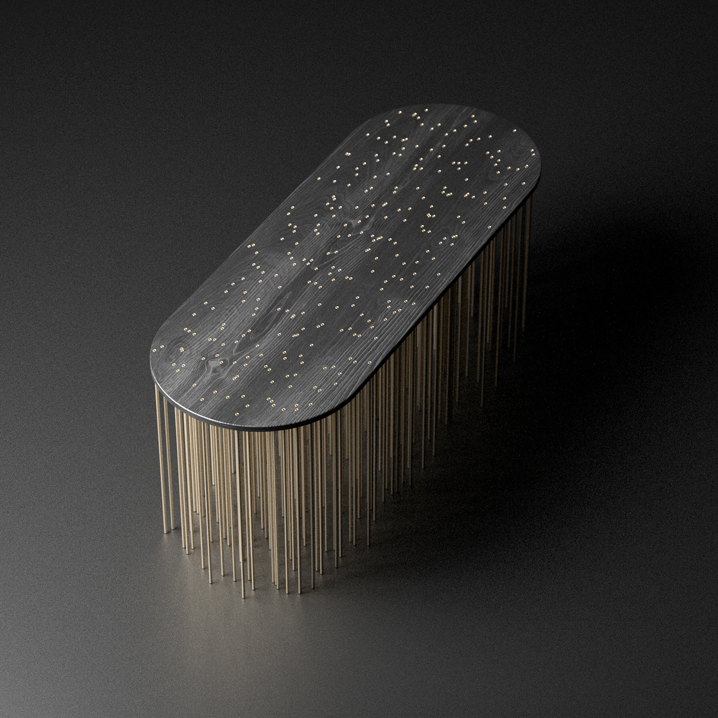 tea table，Whale bone，