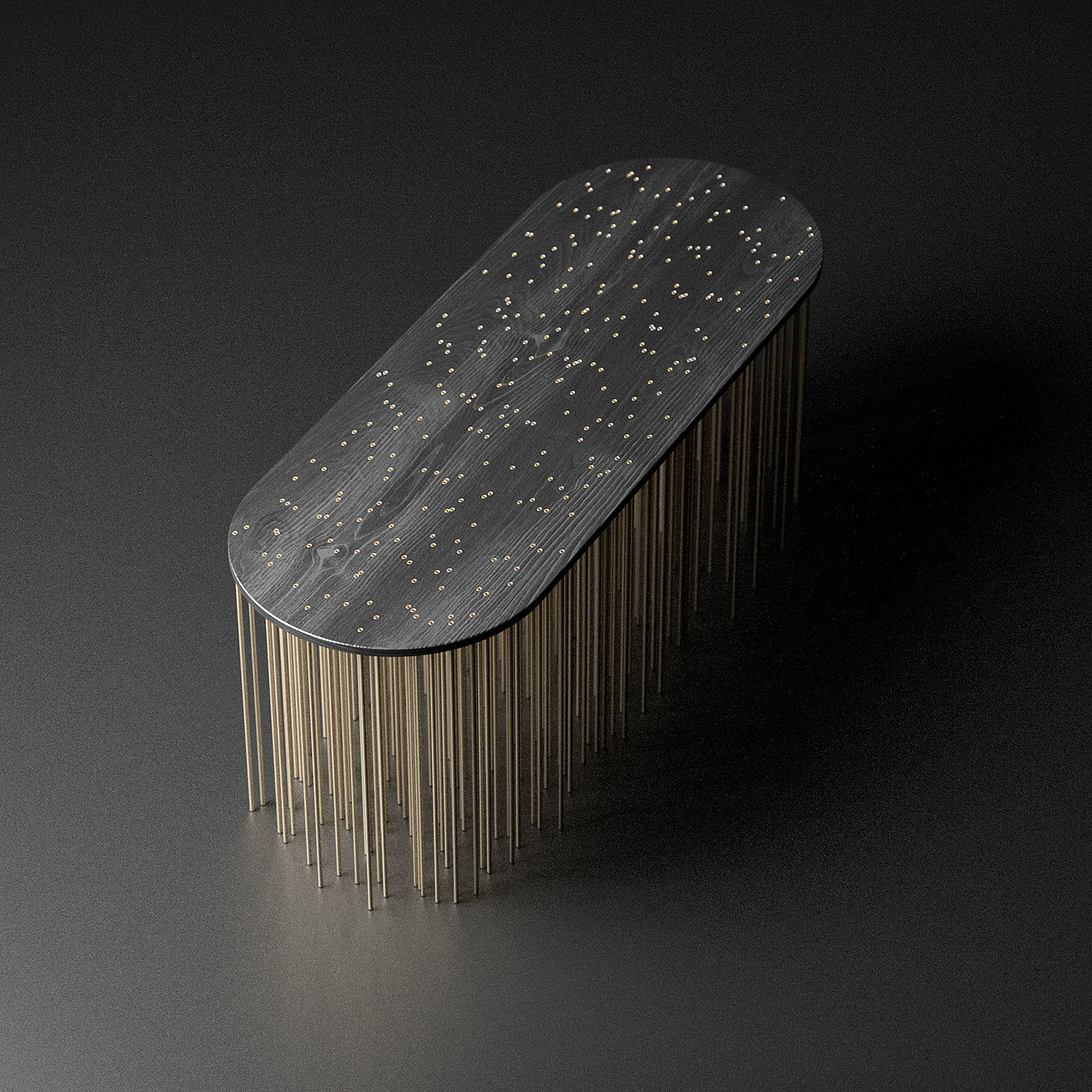 tea table，Whale bone，