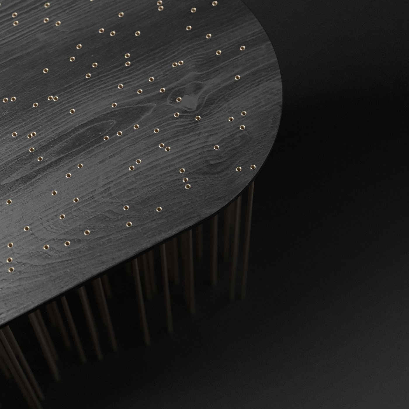 tea table，Whale bone，