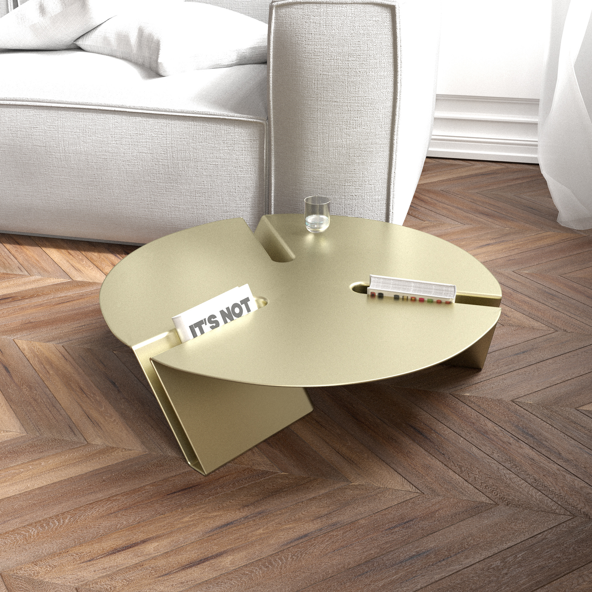 Coffee table，"Spinning"，Table，