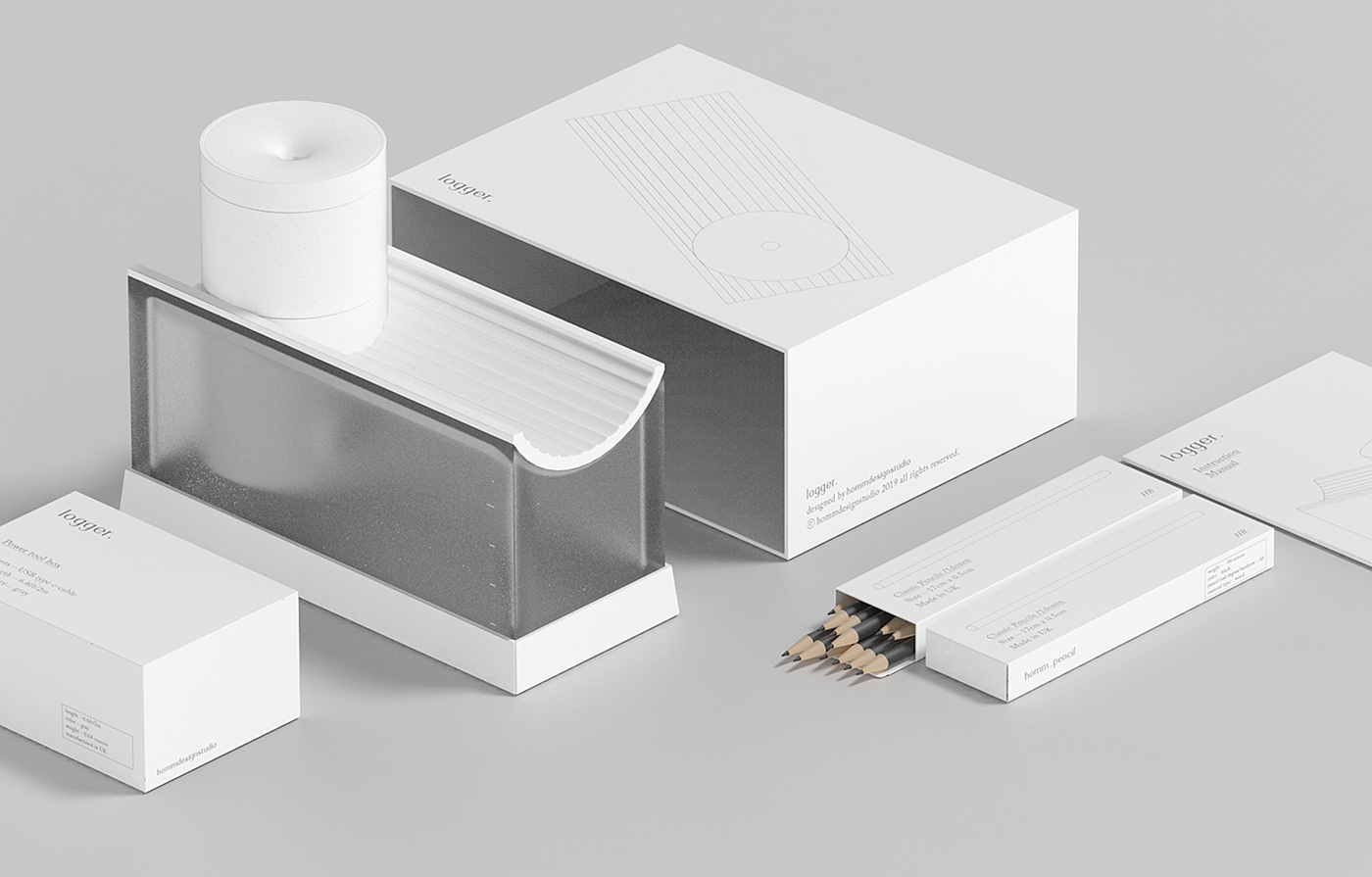 homm Studio，logger，Stationery design，Modern simplicity，Visual design，