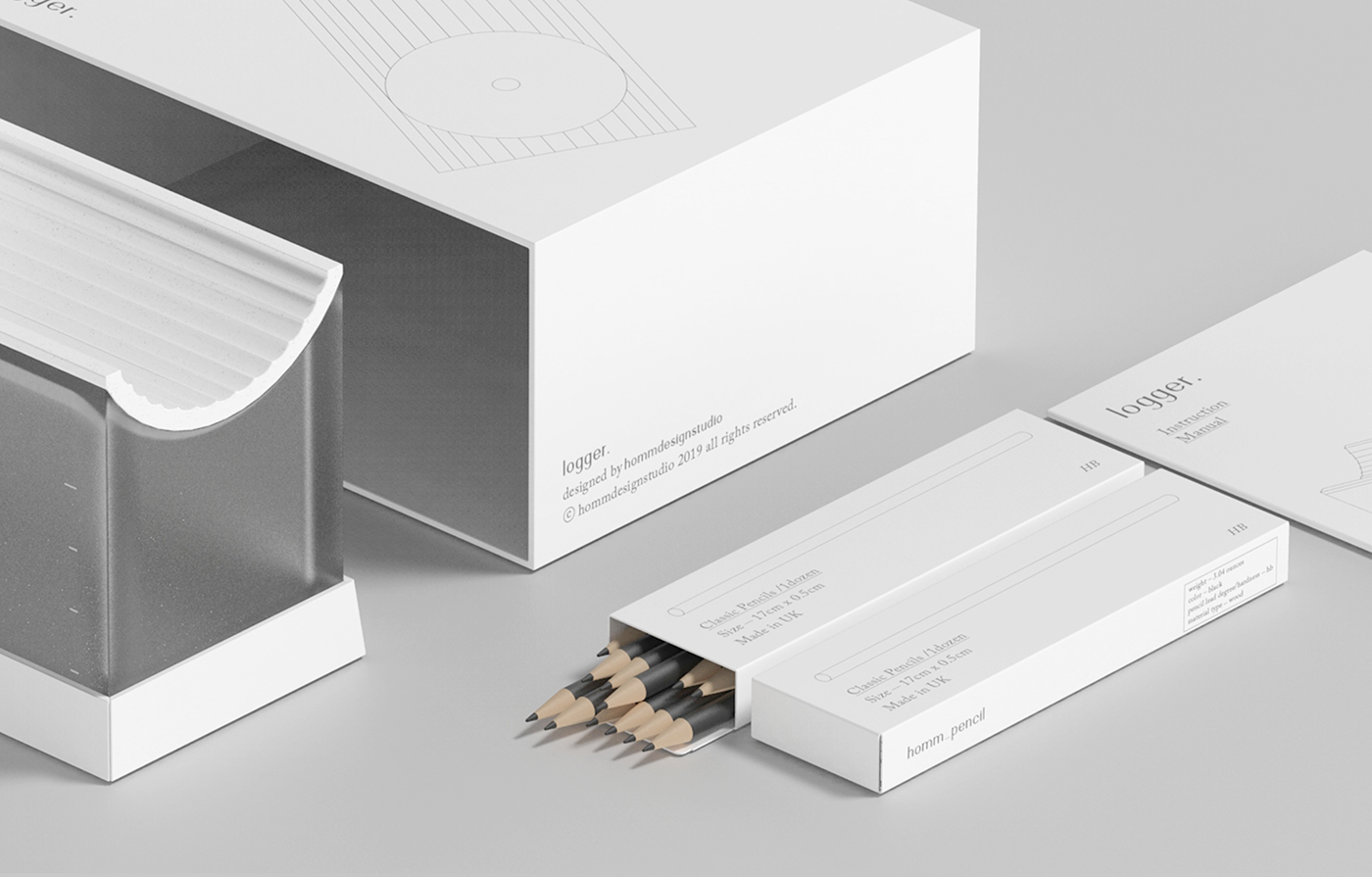 homm Studio，logger，Stationery design，Modern simplicity，Visual design，