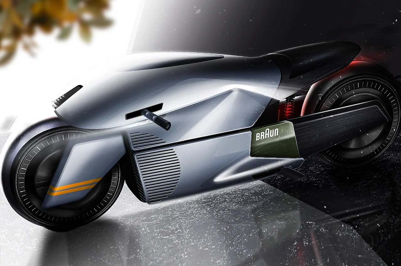 Victor groten Rico，Motorcycle design，Streamlined design，