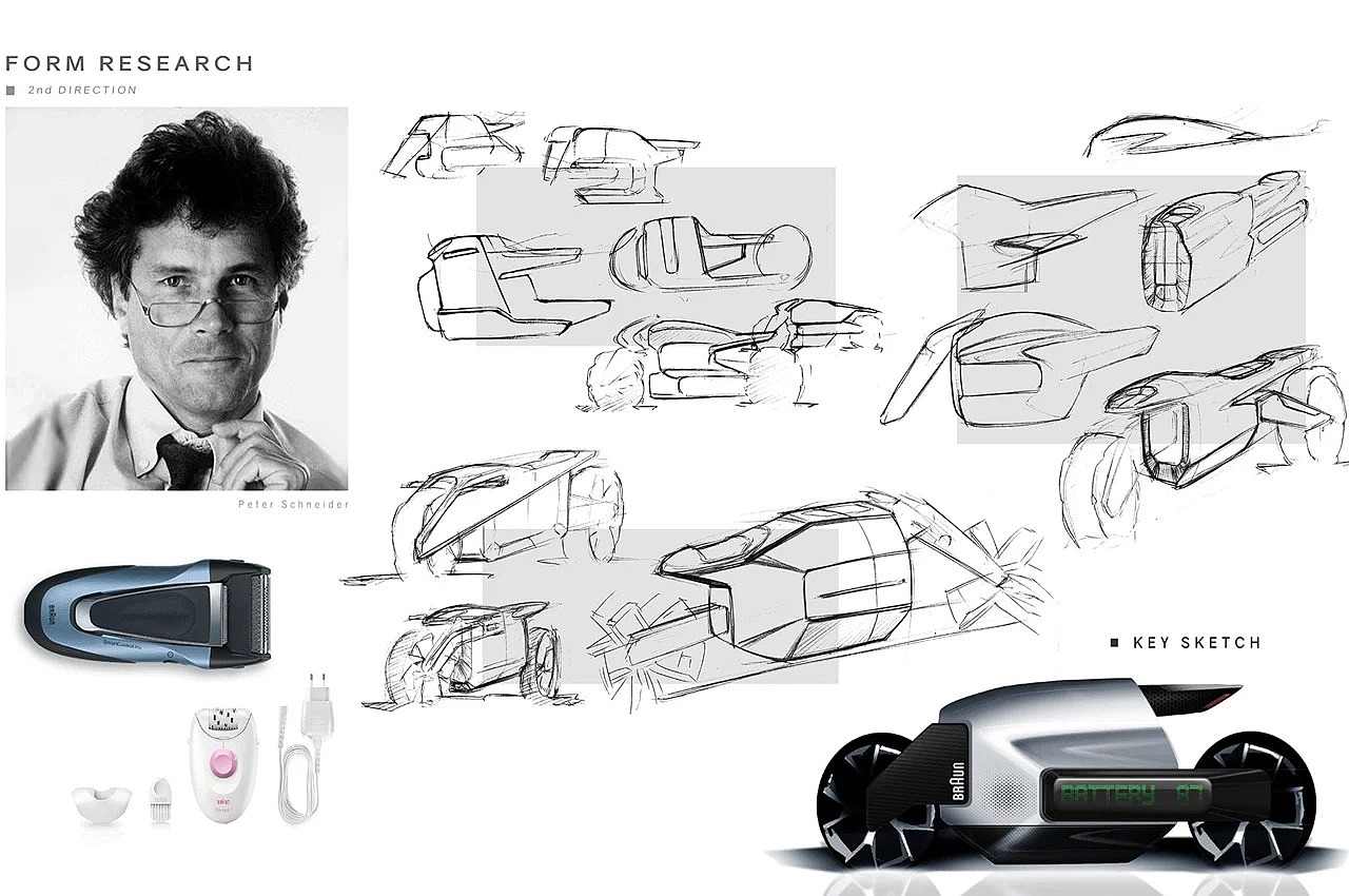 Victor groten Rico，Motorcycle design，Streamlined design，