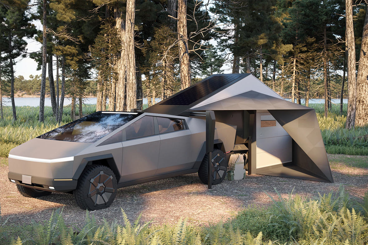 Cybertruck，Automobile design，FORM Camper，Campervan，Tesla，Pickup，