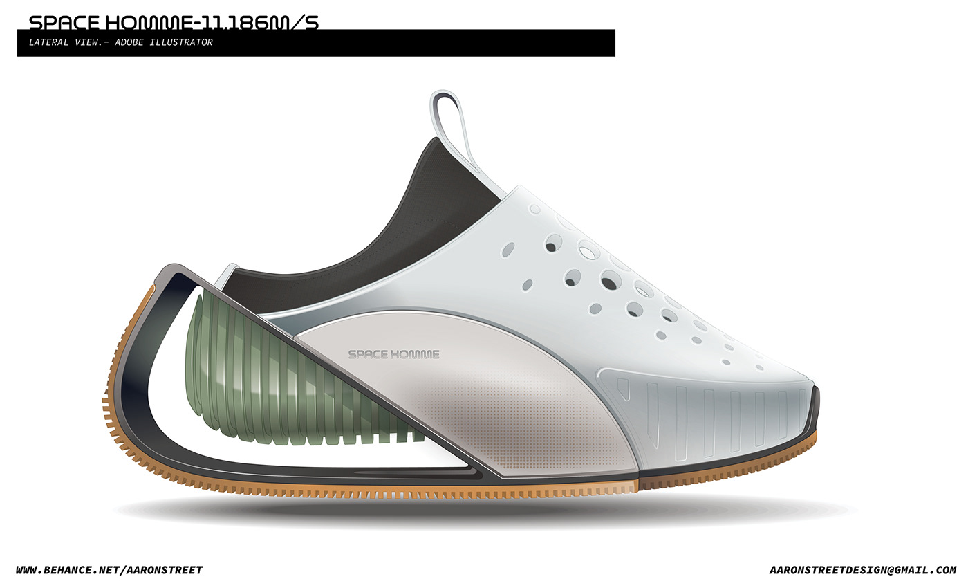 Aaron Street，astronaut，Streamlined design，Ergonomics，