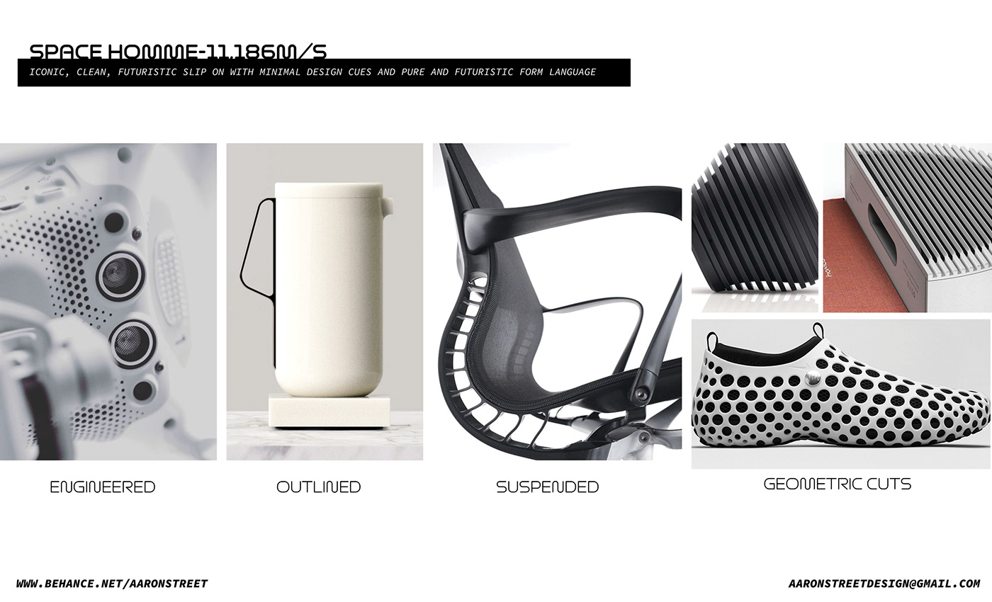 Aaron Street，astronaut，Streamlined design，Ergonomics，