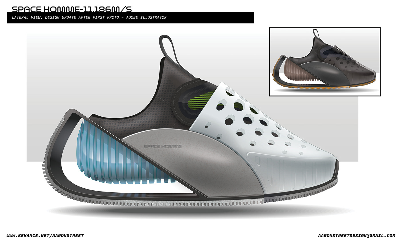 Aaron Street，astronaut，Streamlined design，Ergonomics，