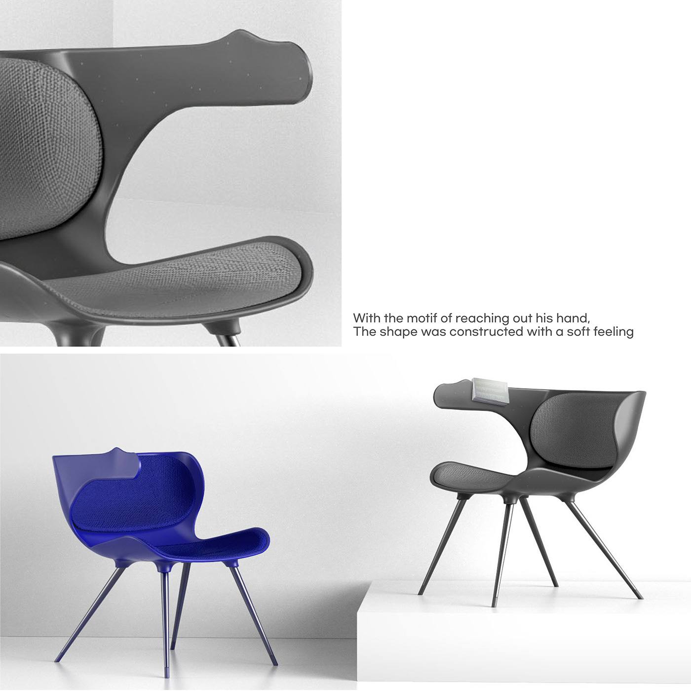 Gyung Min Lee，GOOD WILL CHAIR，Ergonomics，Streamlined design，chair，