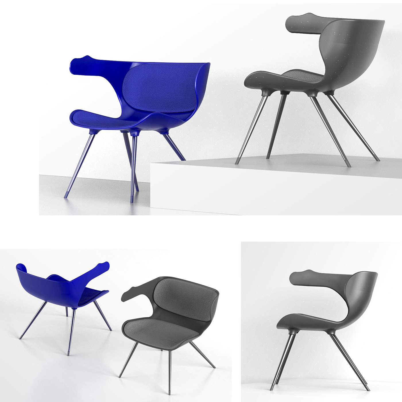 Gyung Min Lee，GOOD WILL CHAIR，Ergonomics，Streamlined design，chair，