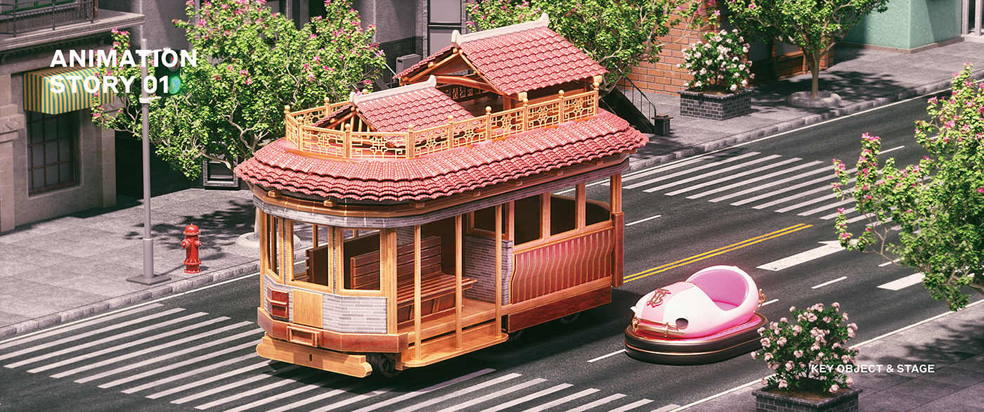 3d，c4d，design sketch，Character cinema，IP modeling，