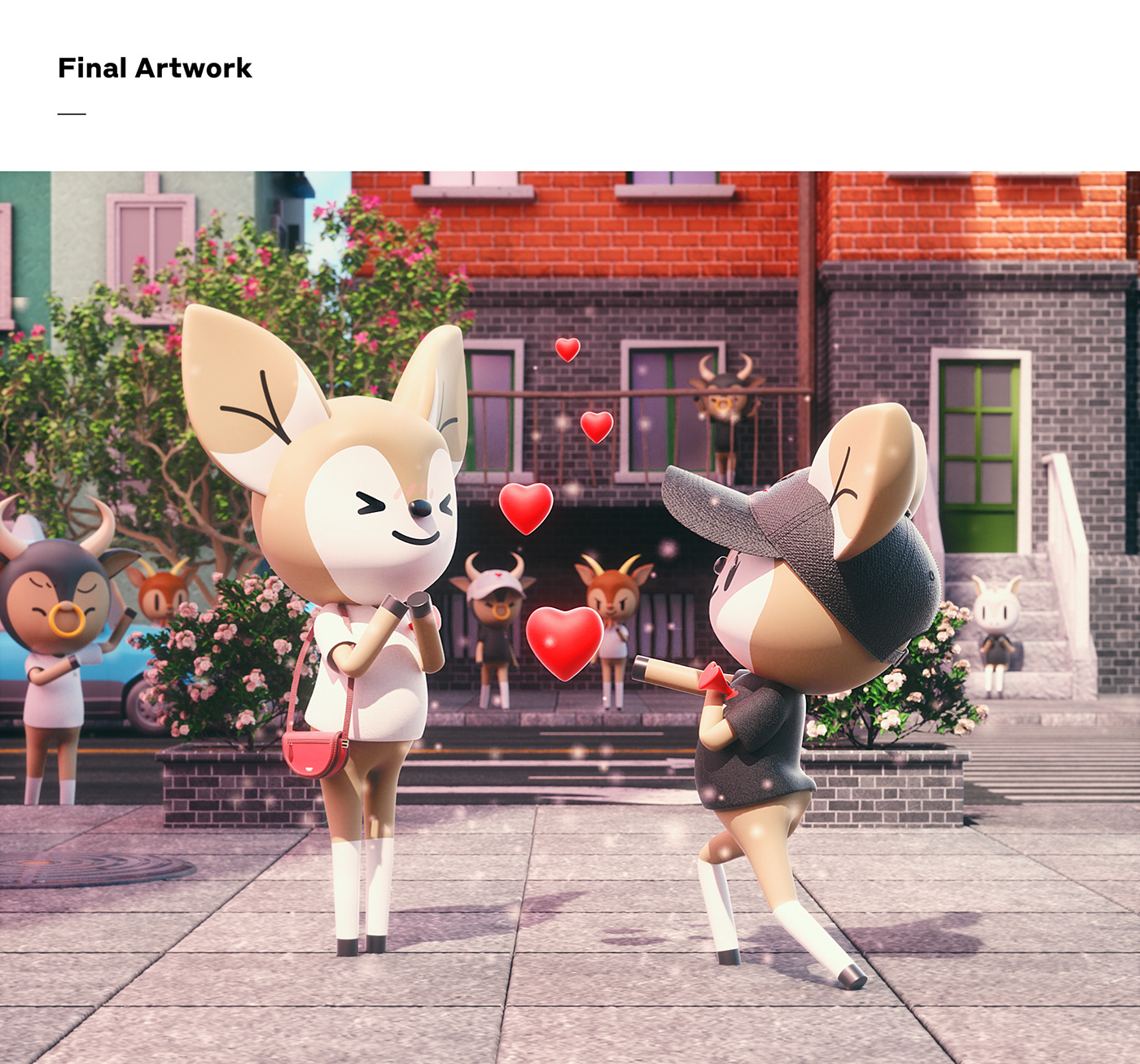 3d，c4d，design sketch，Character cinema，IP modeling，