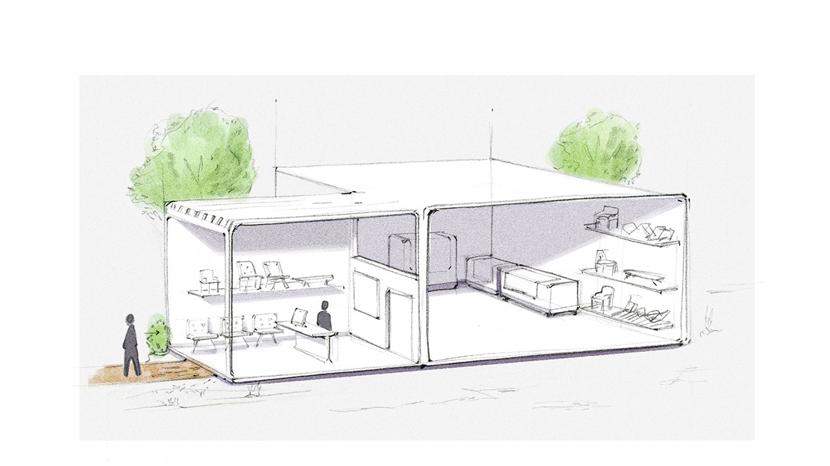 Caleb Gess，Plum blossom chair，Plum Chair Concept，Ergonomics，