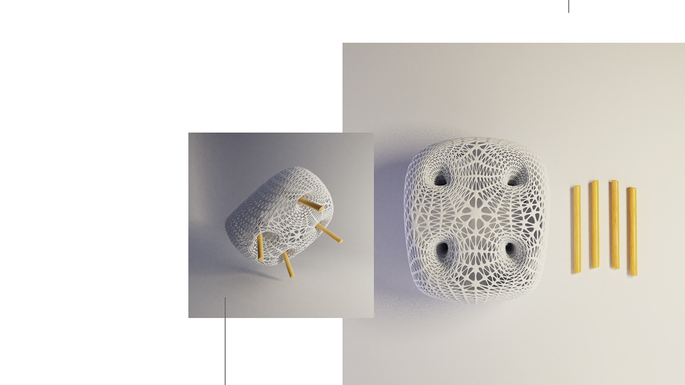 Caleb Gess，Plum blossom chair，Plum Chair Concept，Ergonomics，