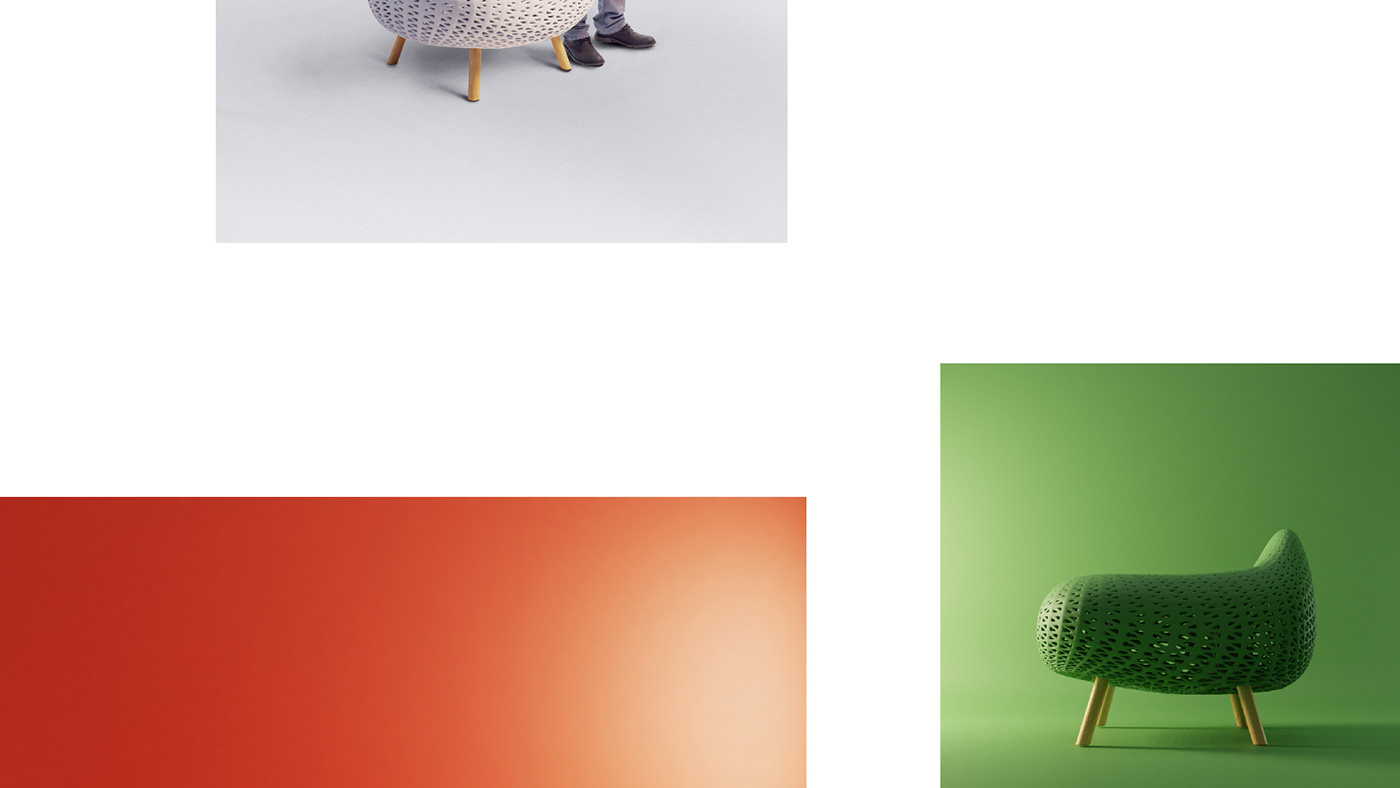 Caleb Gess，Plum blossom chair，Plum Chair Concept，Ergonomics，