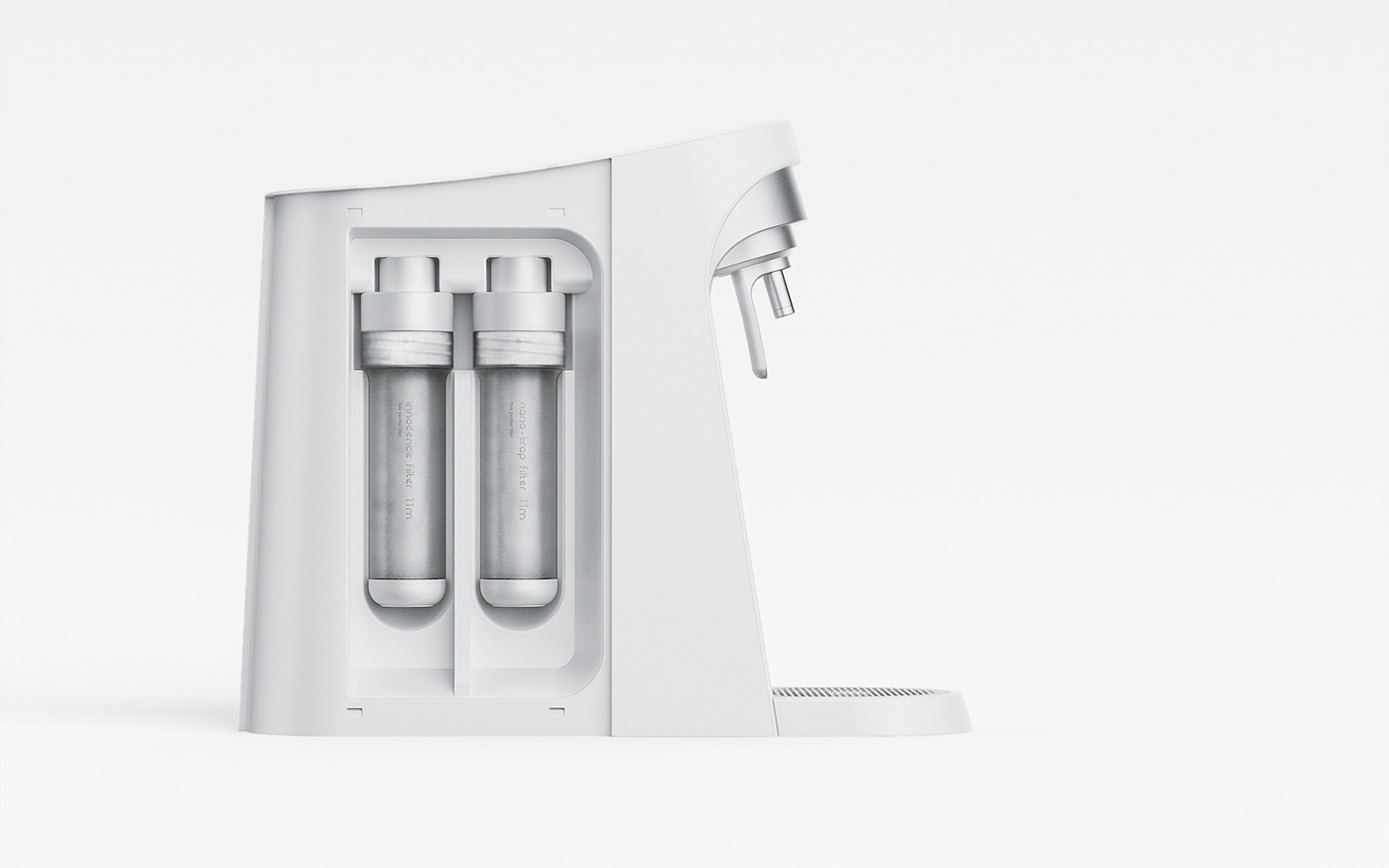 Chae Young Yoon，FLOW WATER PURIFIER，Flow purifier，Usability design，Streamlined design，，