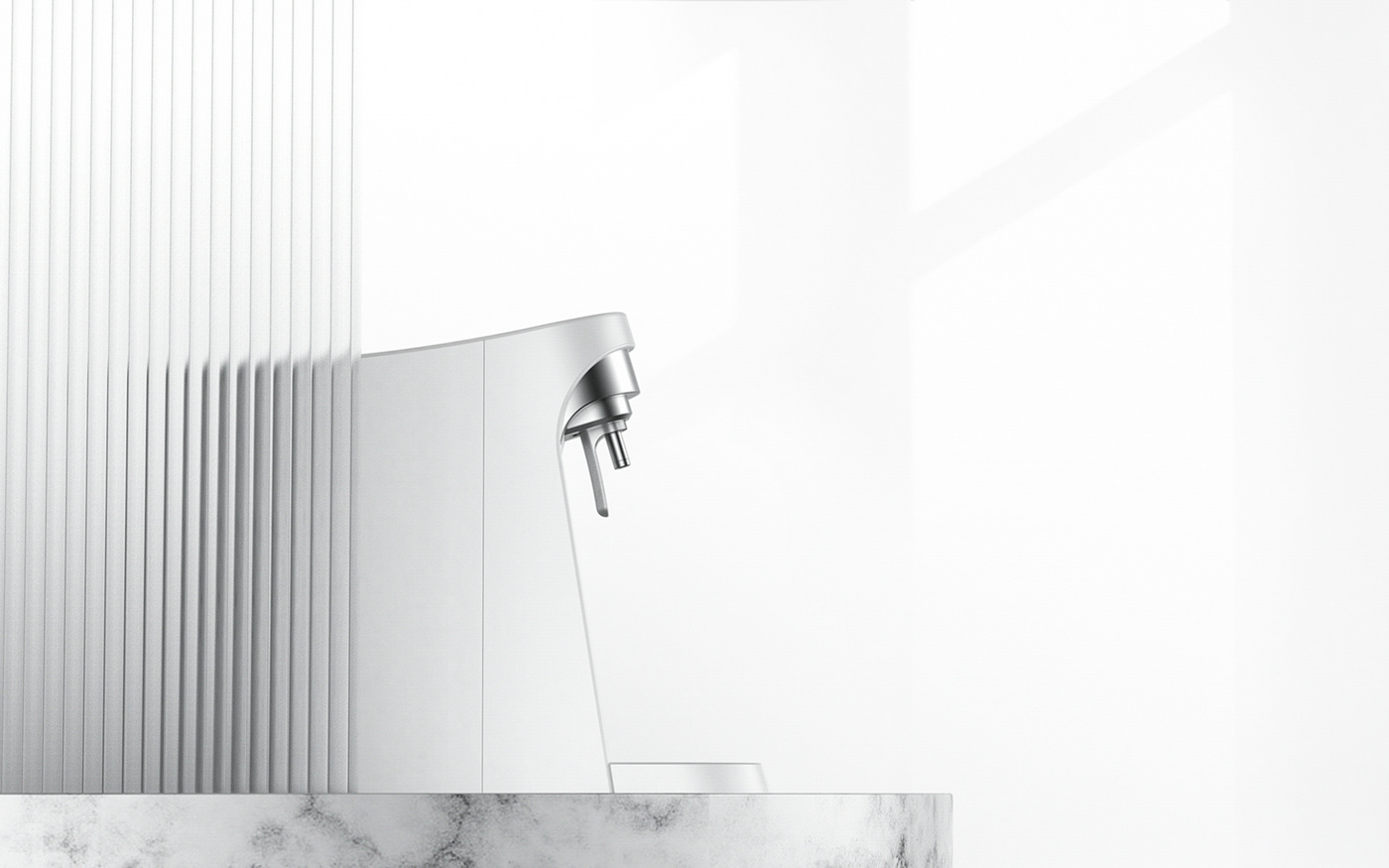 Chae Young Yoon，FLOW WATER PURIFIER，Flow purifier，Usability design，Streamlined design，，