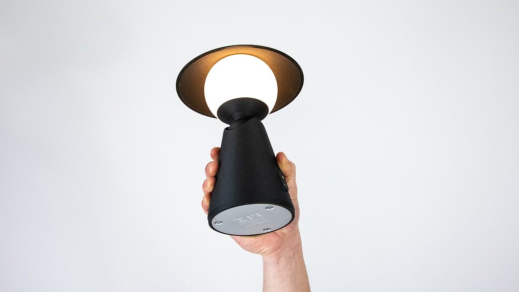 ZM Design Lab，PUDDY，3D printing lamp，Minimalist design ，Portable，Tradition and Modernity，woodiness，