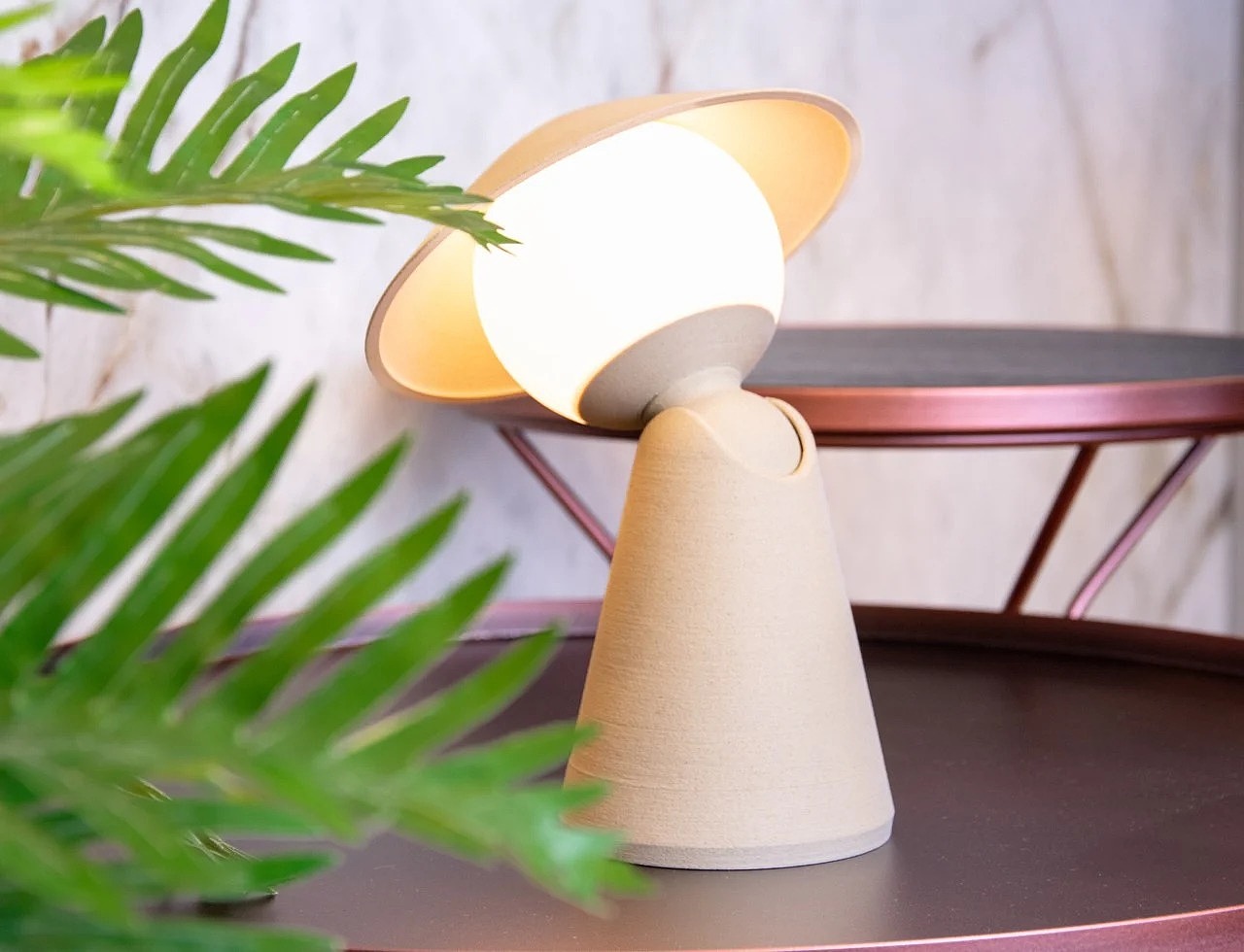 ZM Design Lab，PUDDY，3D printing lamp，Minimalist design ，Portable，Tradition and Modernity，woodiness，