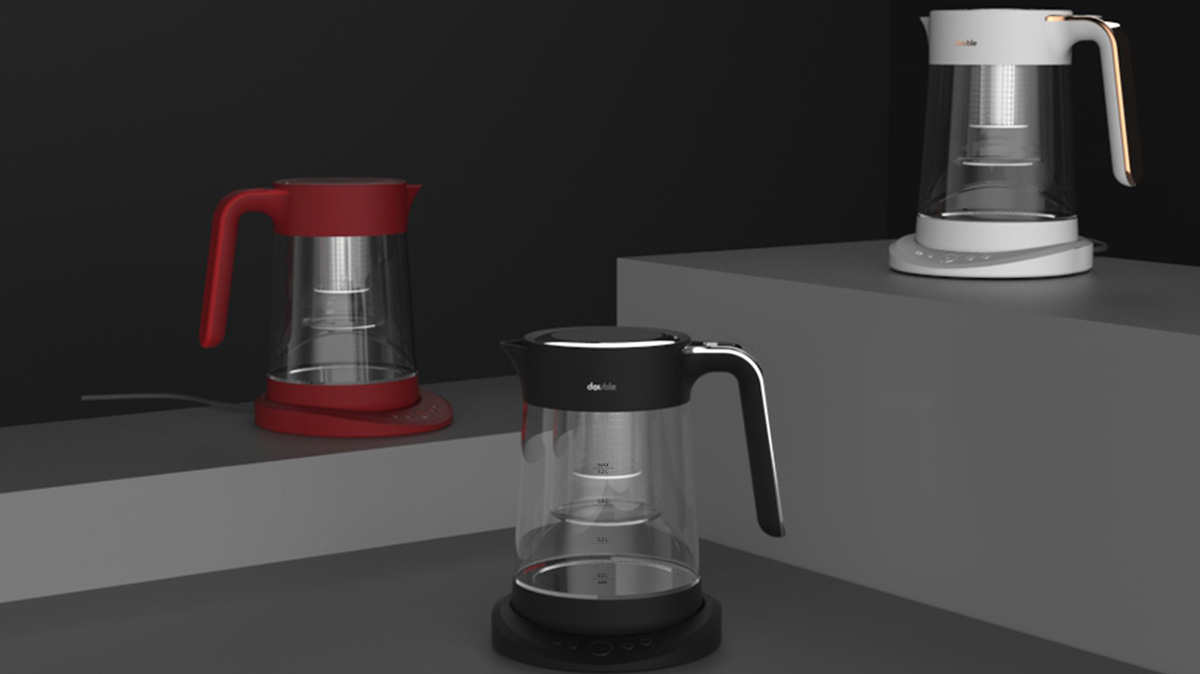 Double tightening tea machine，Double compact，teapot，