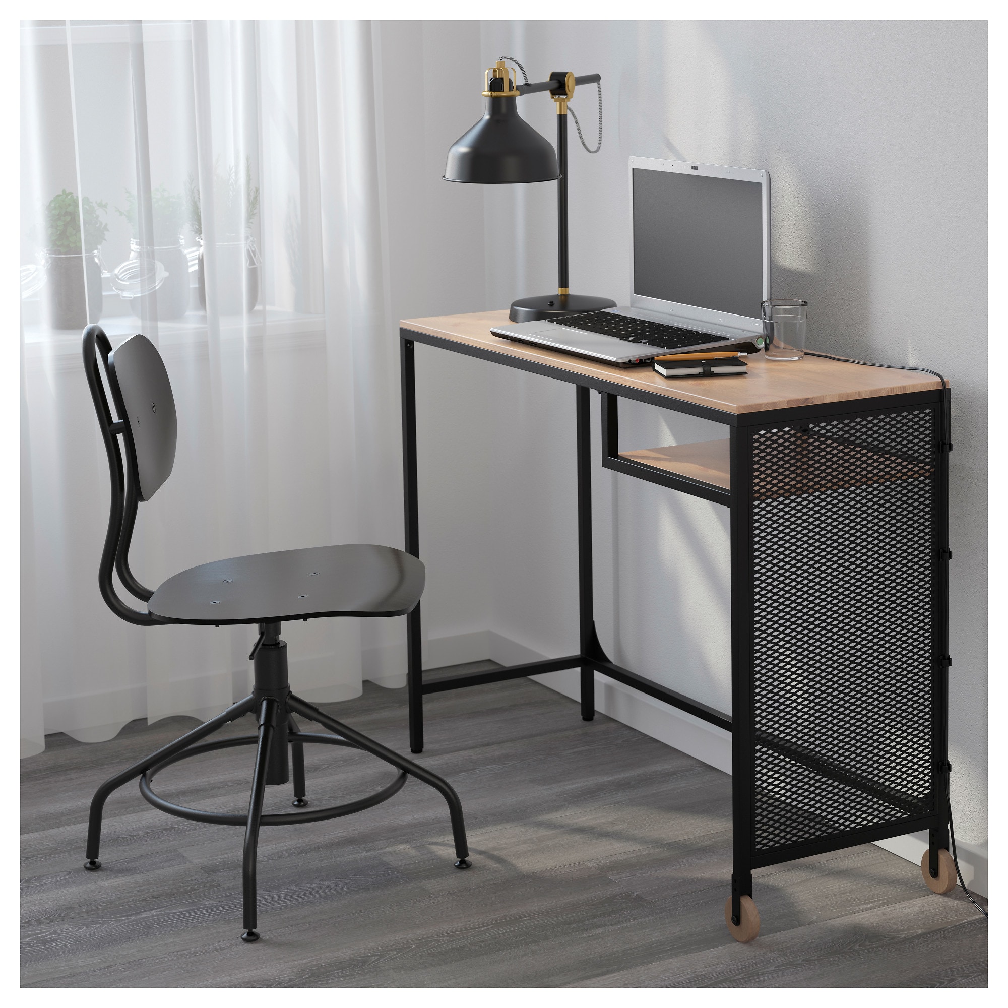 宜家耶伯笔记本电脑桌 ikea fjllbo 103.397.36