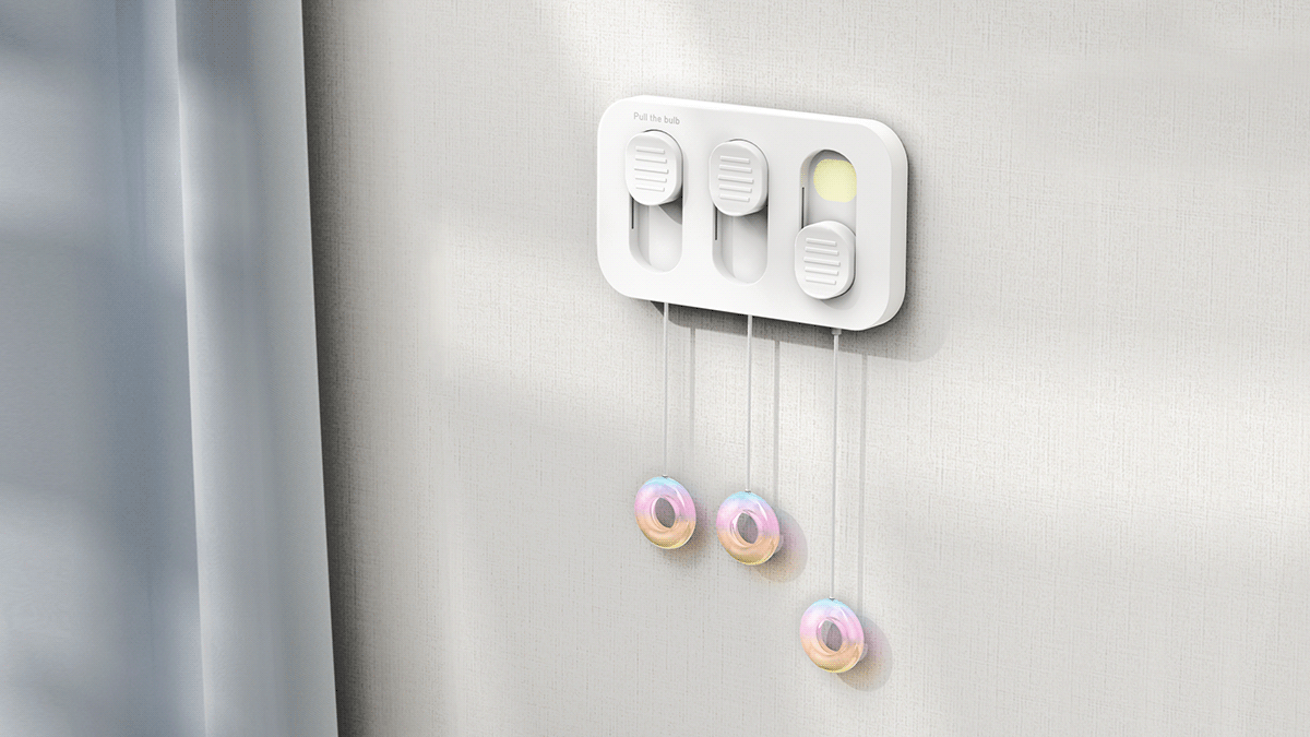 switch，lamp，Pull rope，