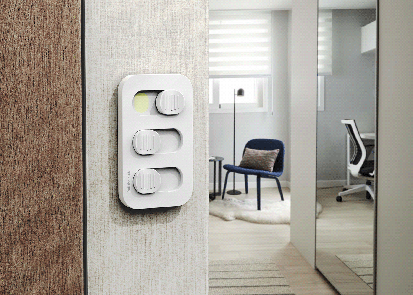 switch，lamp，Pull rope，