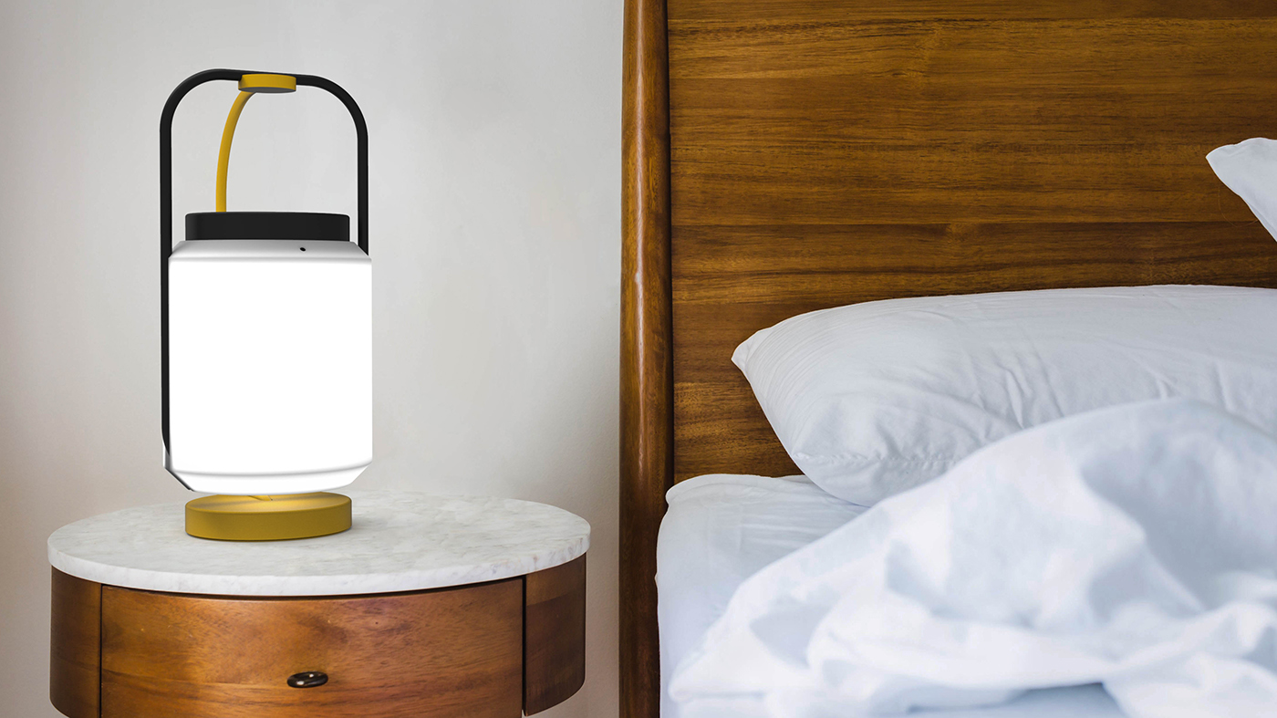 Lucciola，Bedside lamp，Creative lamp，