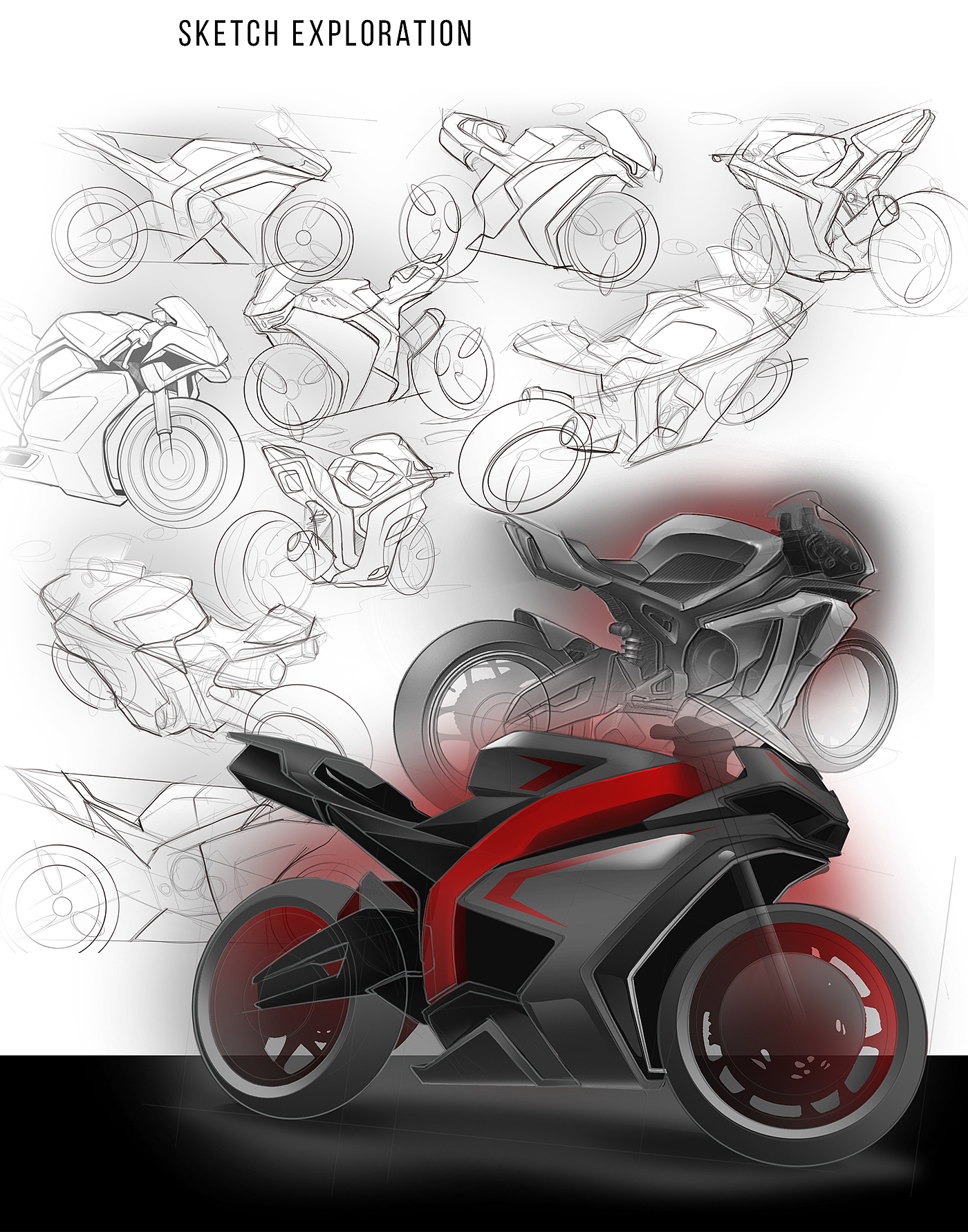 conceptual design，locomotive，motorcycle，yamaha，Yamaha，