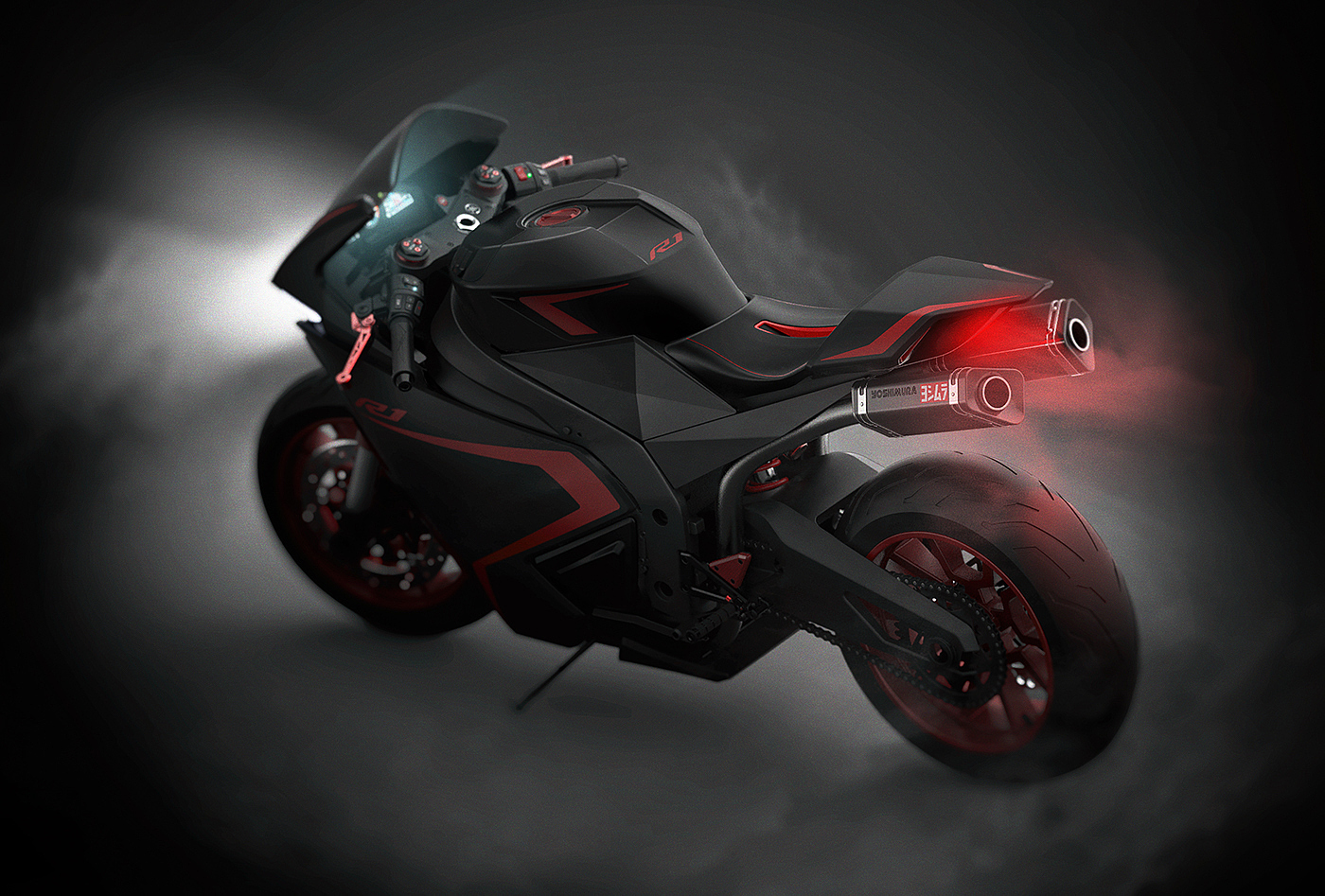 conceptual design，locomotive，motorcycle，yamaha，Yamaha，