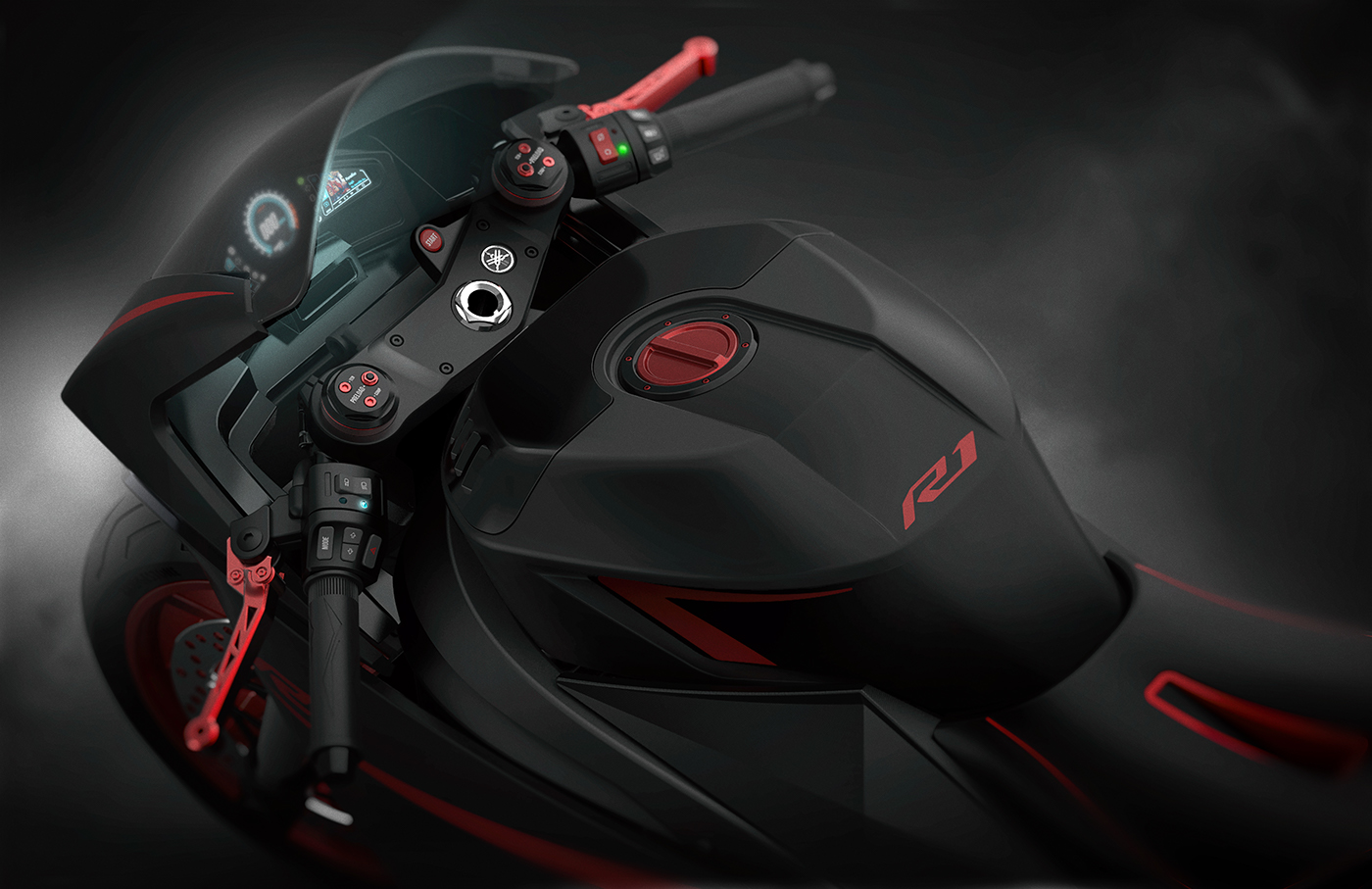 conceptual design，locomotive，motorcycle，yamaha，Yamaha，