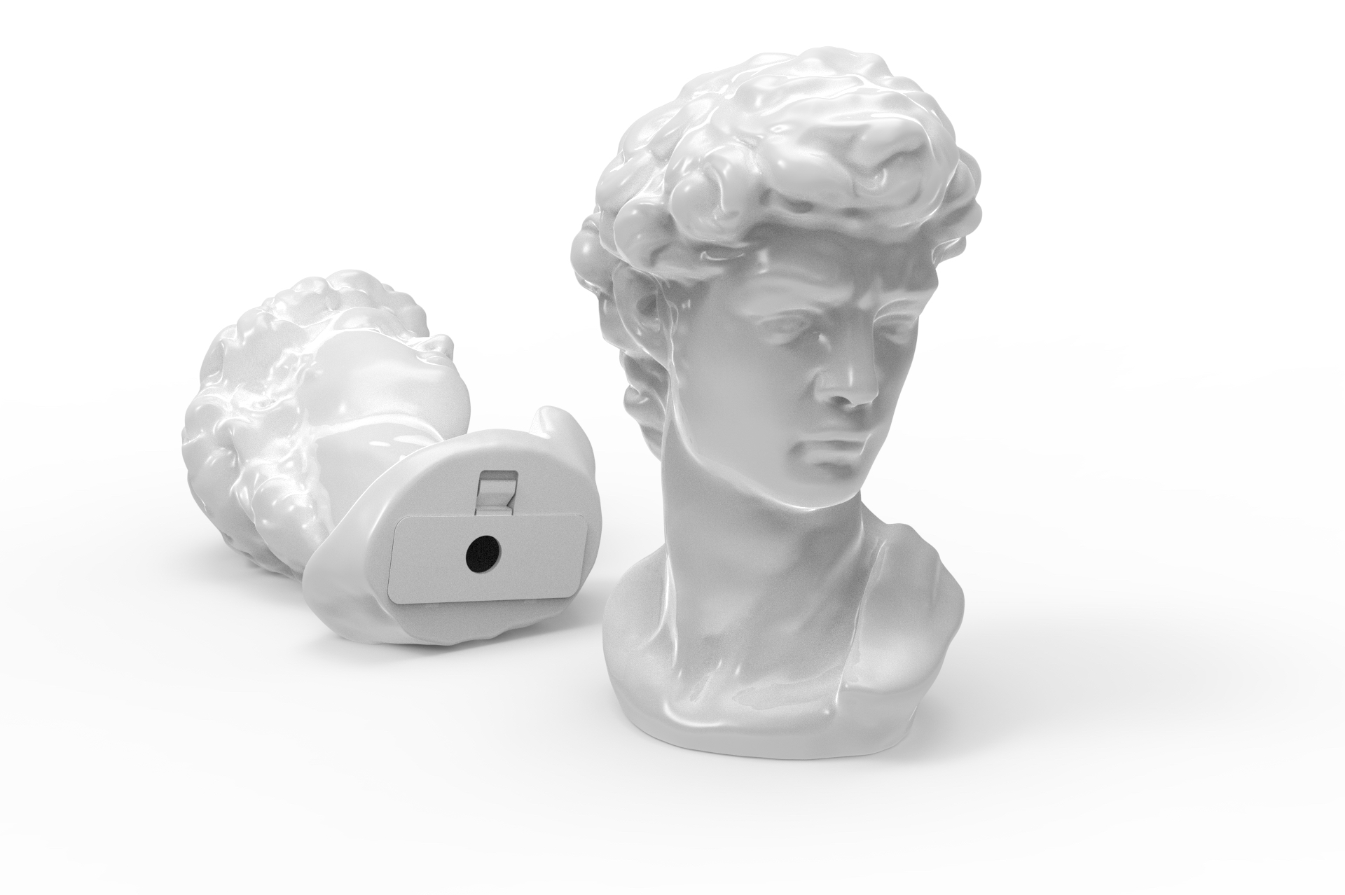 Plaster head，originality，pencil sharpener，