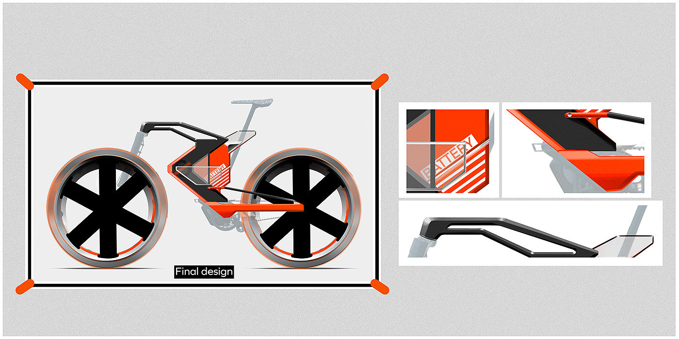 Bicycle，vehicle，sketch，conceptual design，