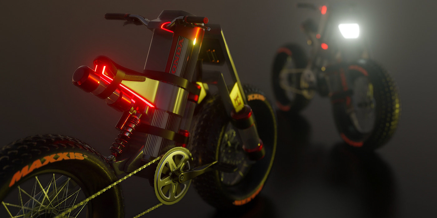Bicycle，vehicle，sketch，conceptual design，