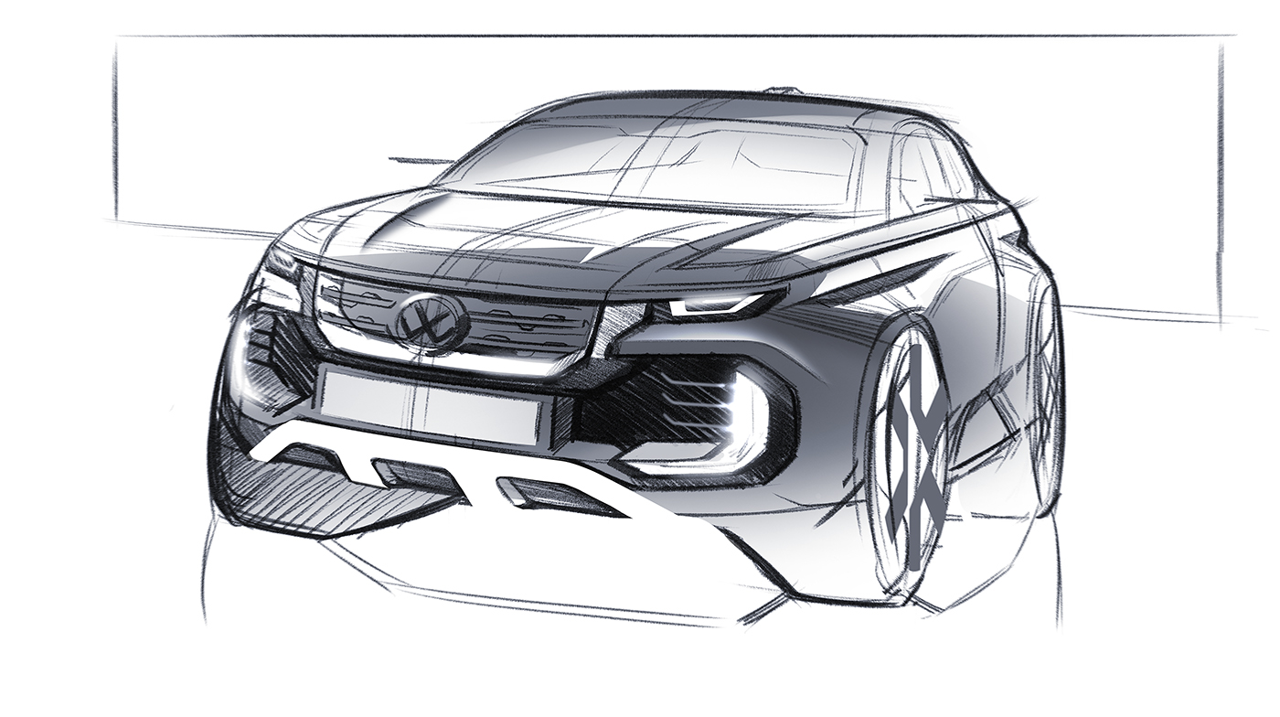 Hand drawn car，draft，Ubee ，Render，Automobile design，