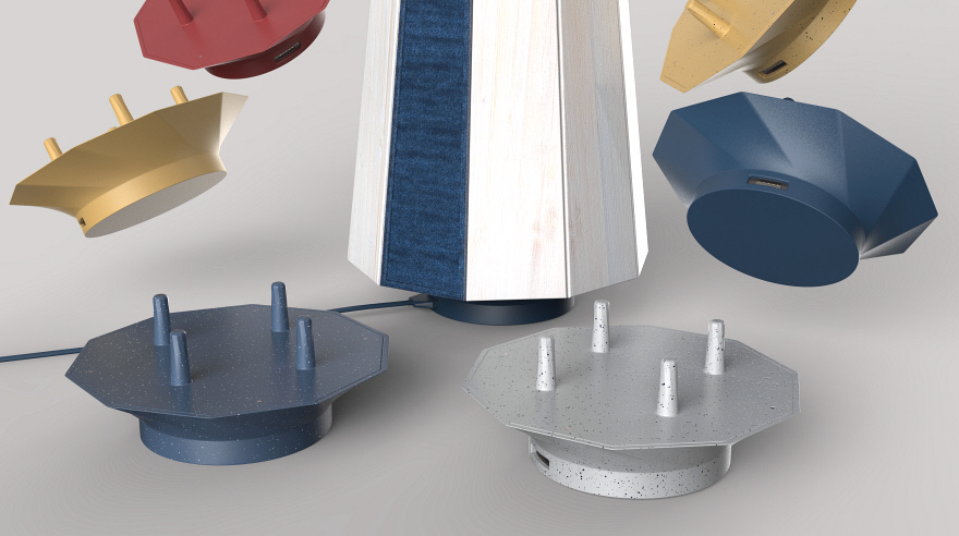 industrial design，product design，Wireless speaker，Fuyuu，