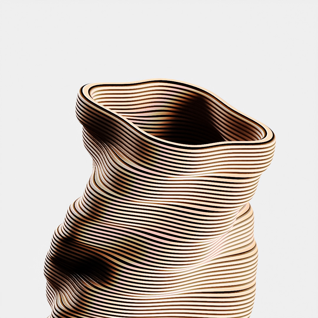 TWST，vase，Concrete texture，