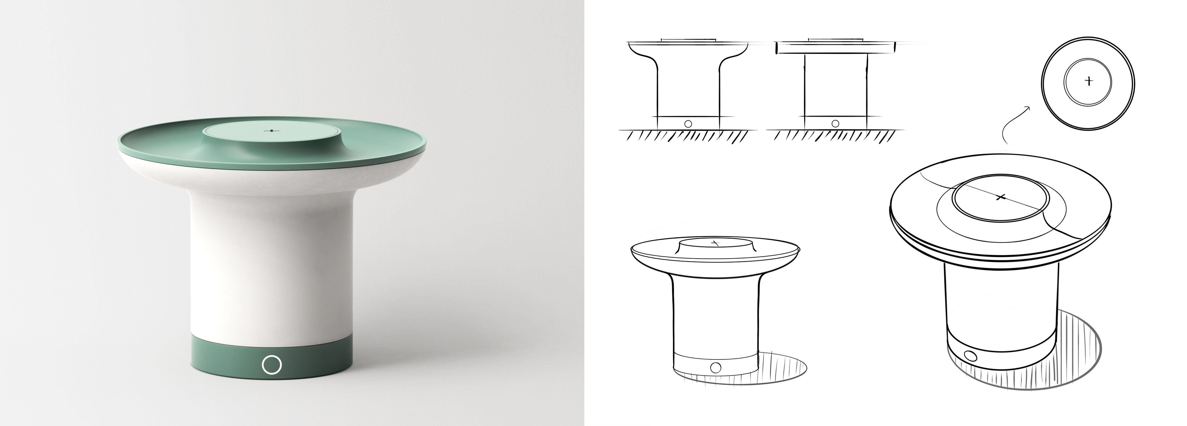 multi-function，Bedside lamp，Wireless charging，