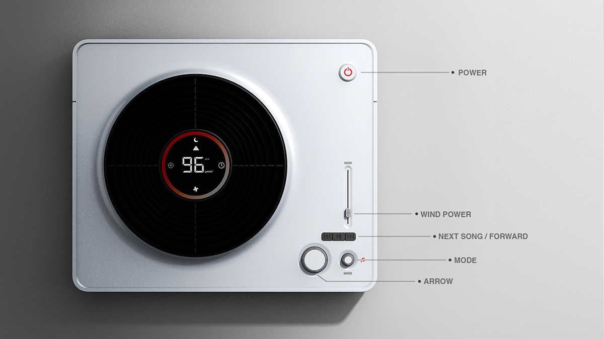 Hyunbin Yang，Aether，product design，air cleaner，Modern life，